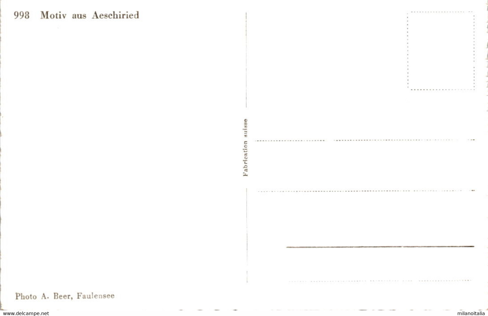 Motiv Aus Aeschiried (998) - Aeschi Bei Spiez