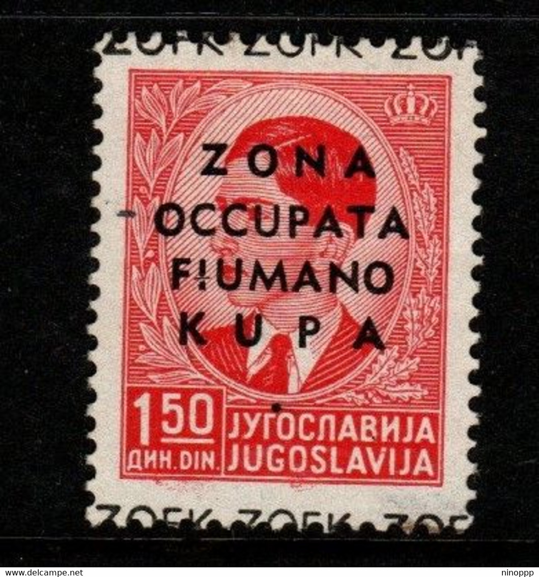 Italy WWII Ocupation Fiume   And Kupa  1941 1.50 D  Red  Mint Hinged - Fiume & Kupa