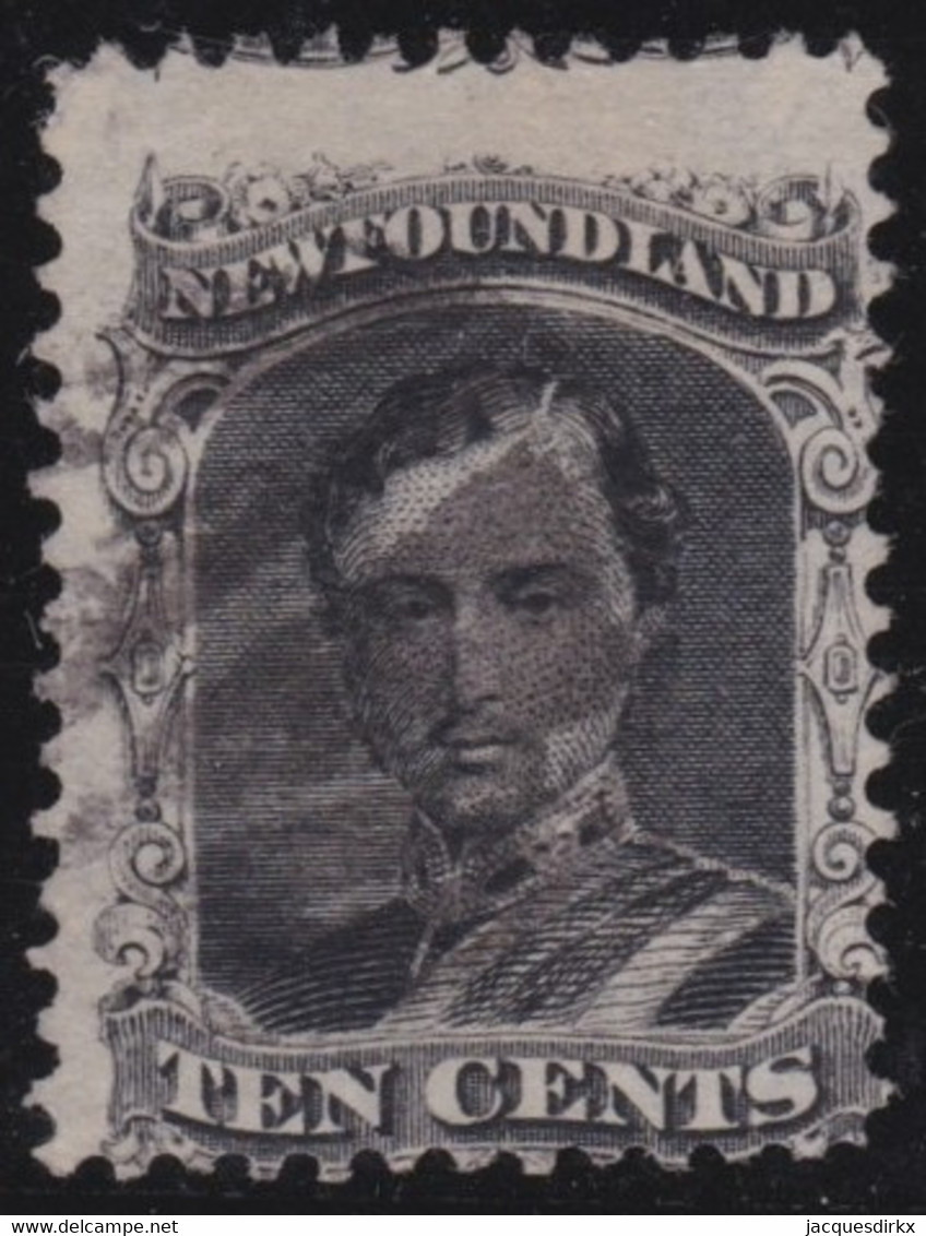 Newfoundland     .   SG    .   27  (2 Scans)    .    O     .   Cancelled - 1857-1861