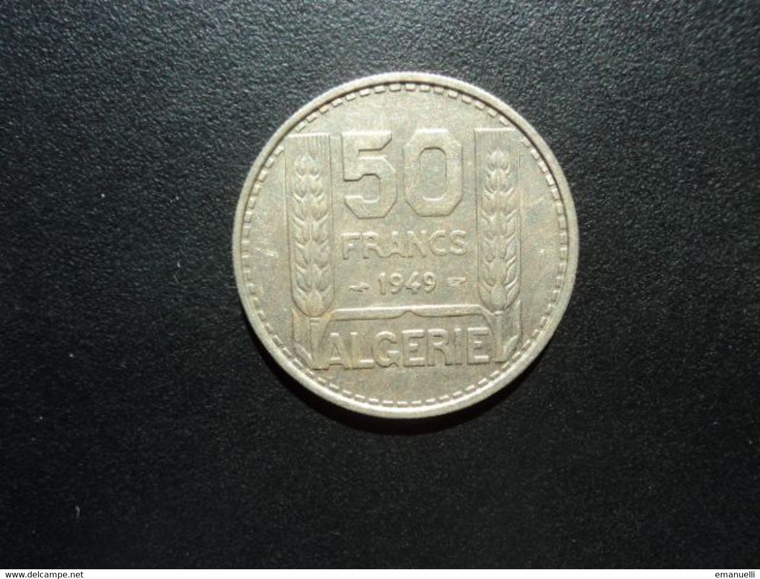 ALGÉRIE : 50 FRANCS   1949    G.52 / KM 92     SUP+