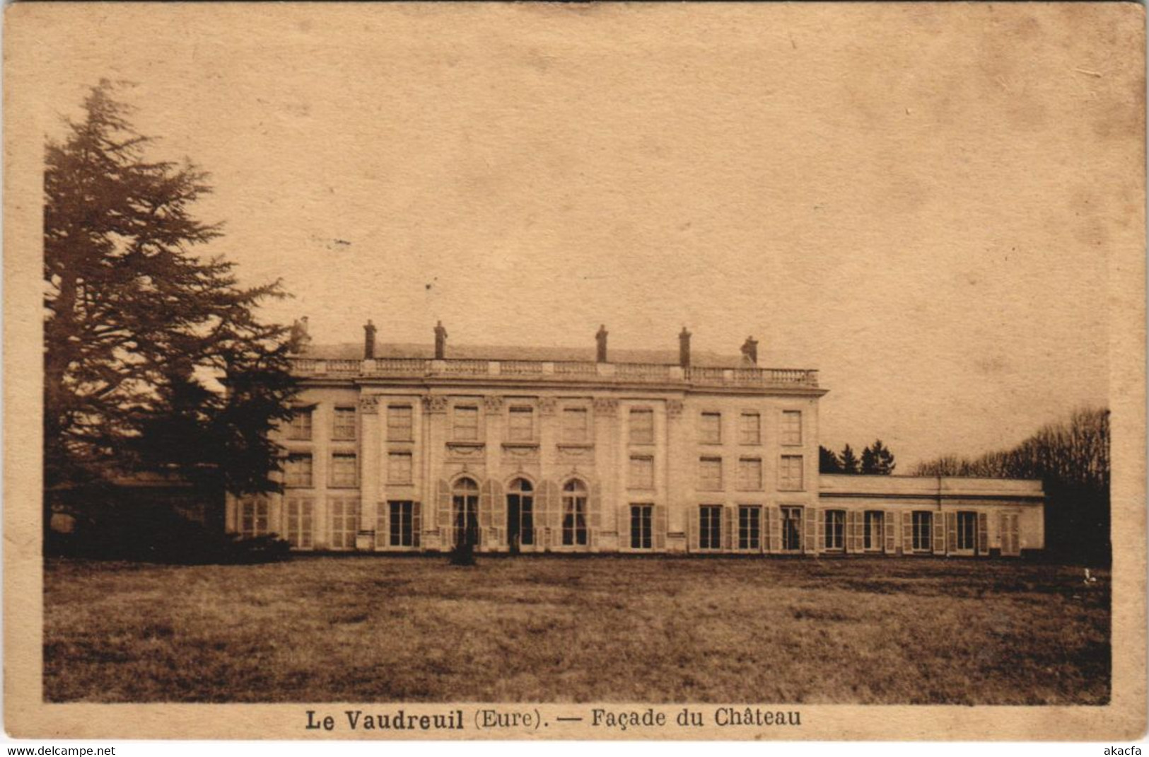 CPA Le VAUDREUIL - Facade Du Chateau (160135) - Le Vaudreuil