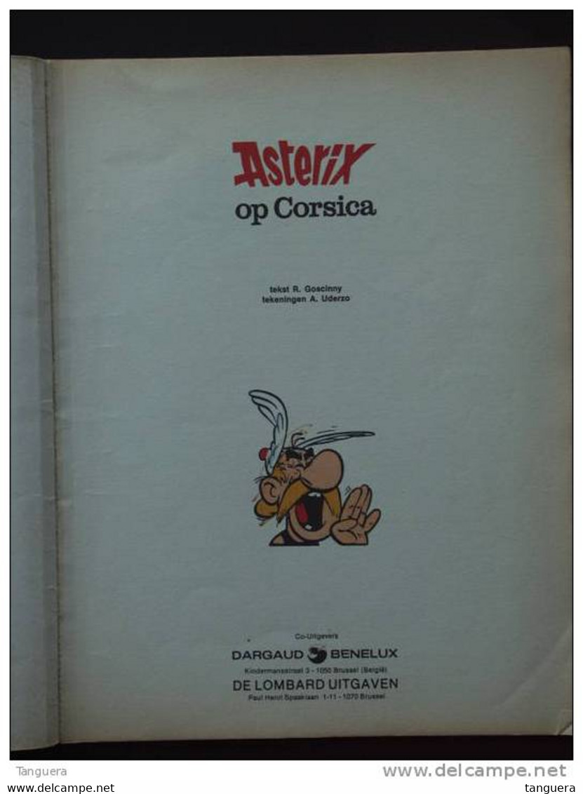 R. Goscinny - A. Uderzo - Astérix Op Corsica - Dargaud De Lombard - Asterix