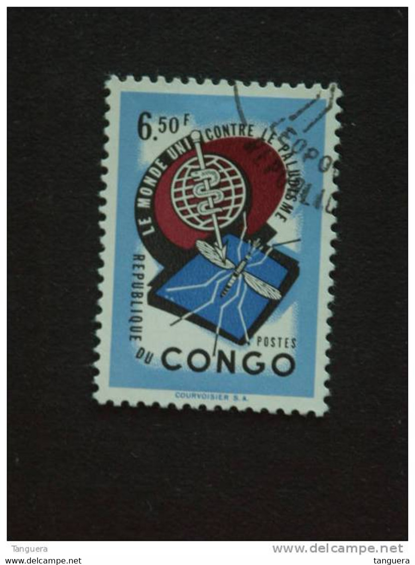 Congo Republique 1962 Paludisme Anti Malaria Yv 464 O - Oblitérés