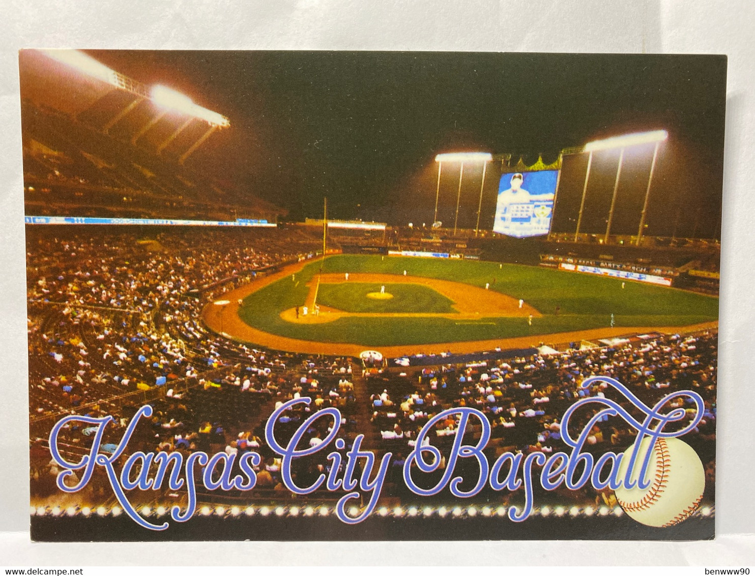 Kaufmann Stadium, Truman Sports Complex, Kansas City Baseball Team Postcard - Baseball