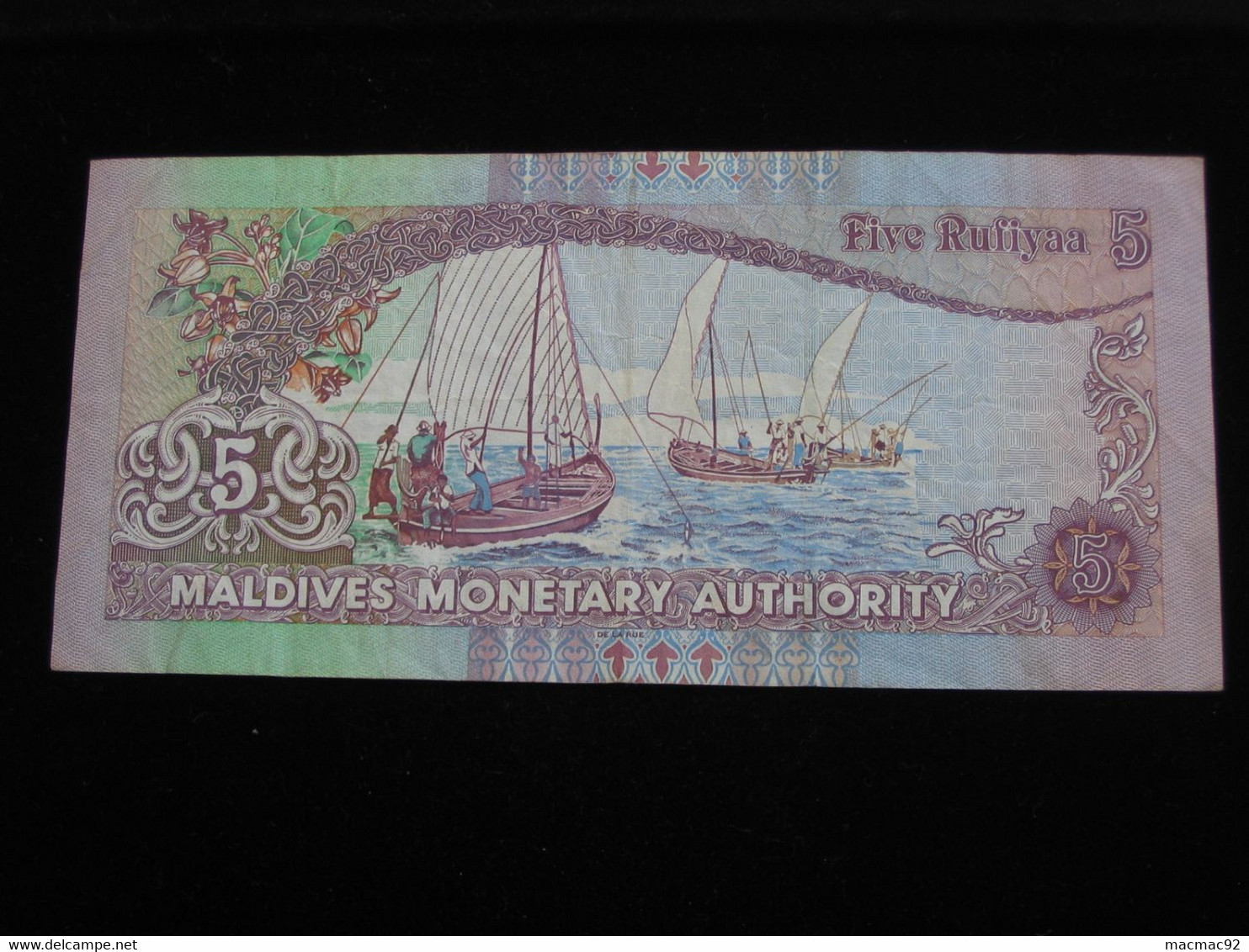 MALDIVES - 5 Five Rufiyaa 2000 - Maldives Monetary Authority  **** EN ACHAT IMMEDIAT **** - Maldiven