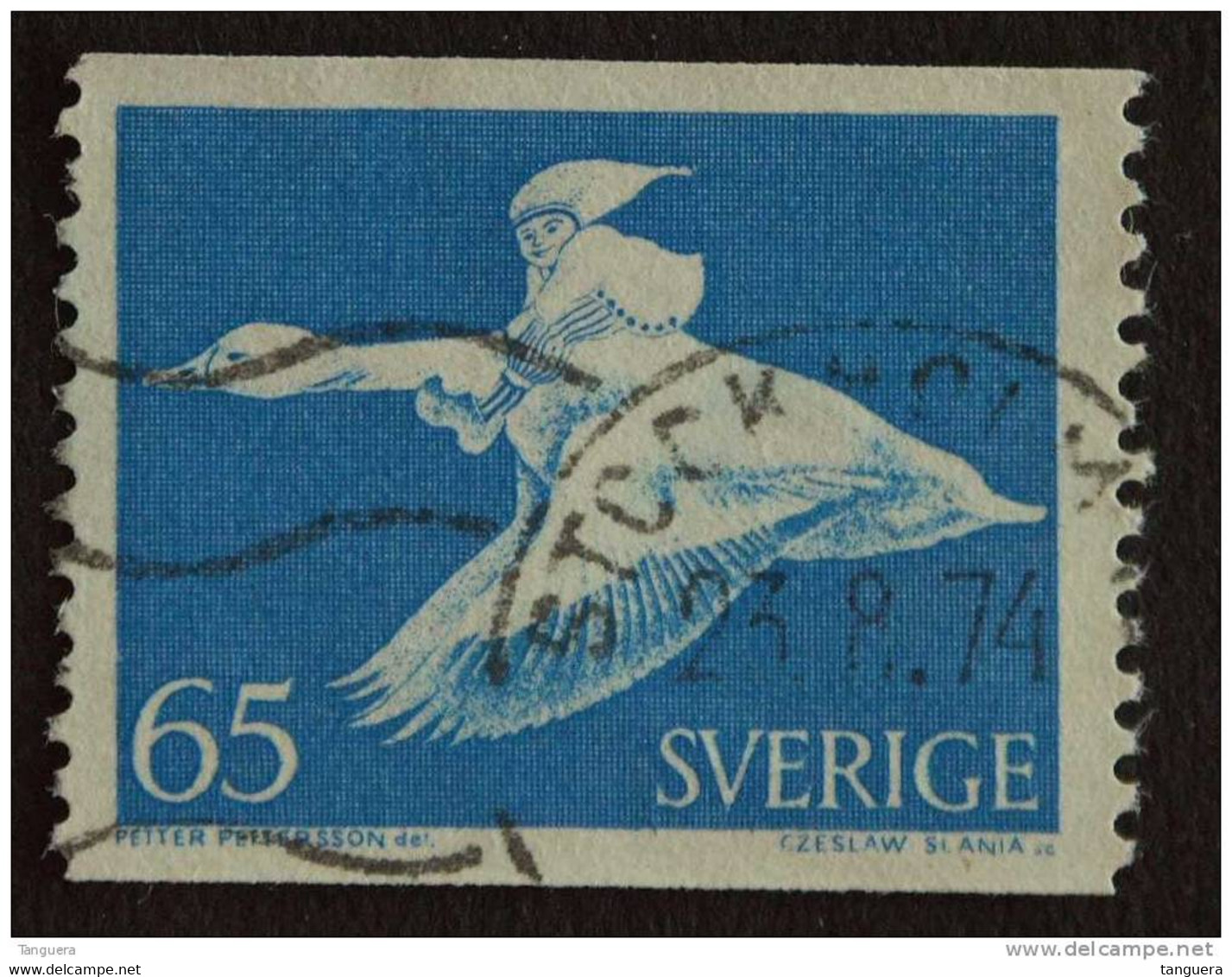 Zweden Suède 1971 Wilde Gans Oie Sauvage Yv 707 O - Oche