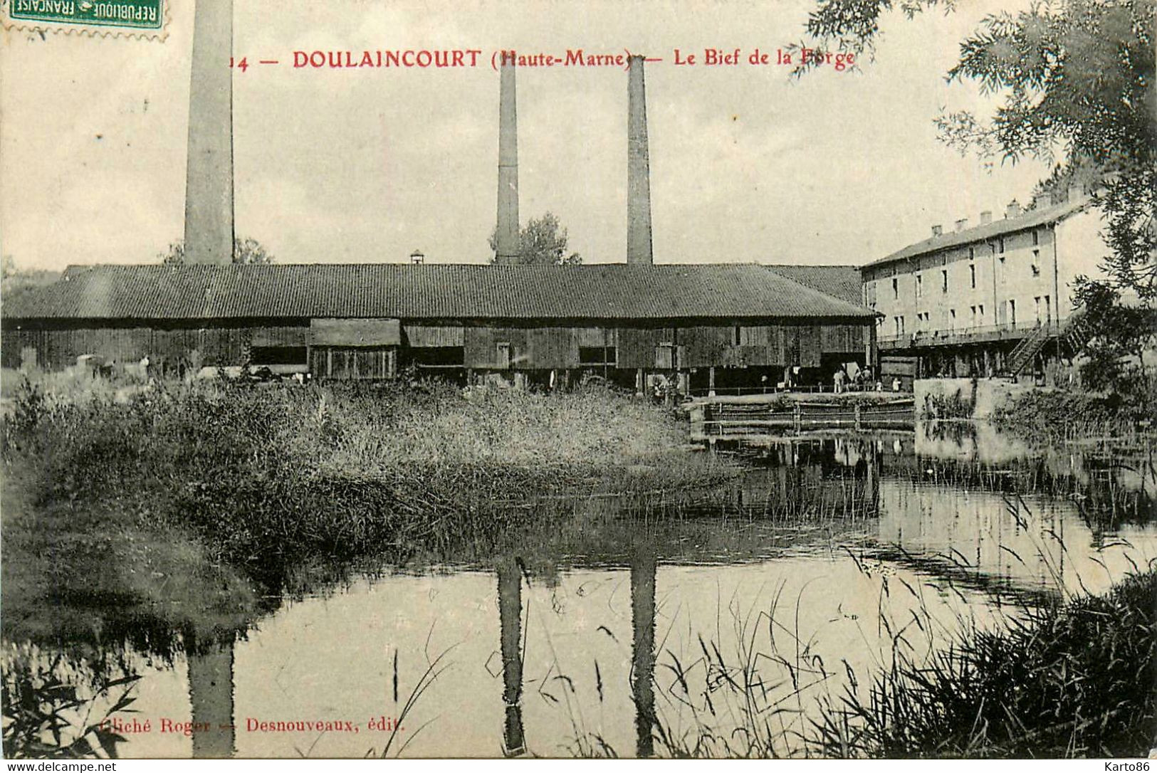 Doulaincourt * 1908 * Lz Bief De La Forge * Usine - Doulaincourt