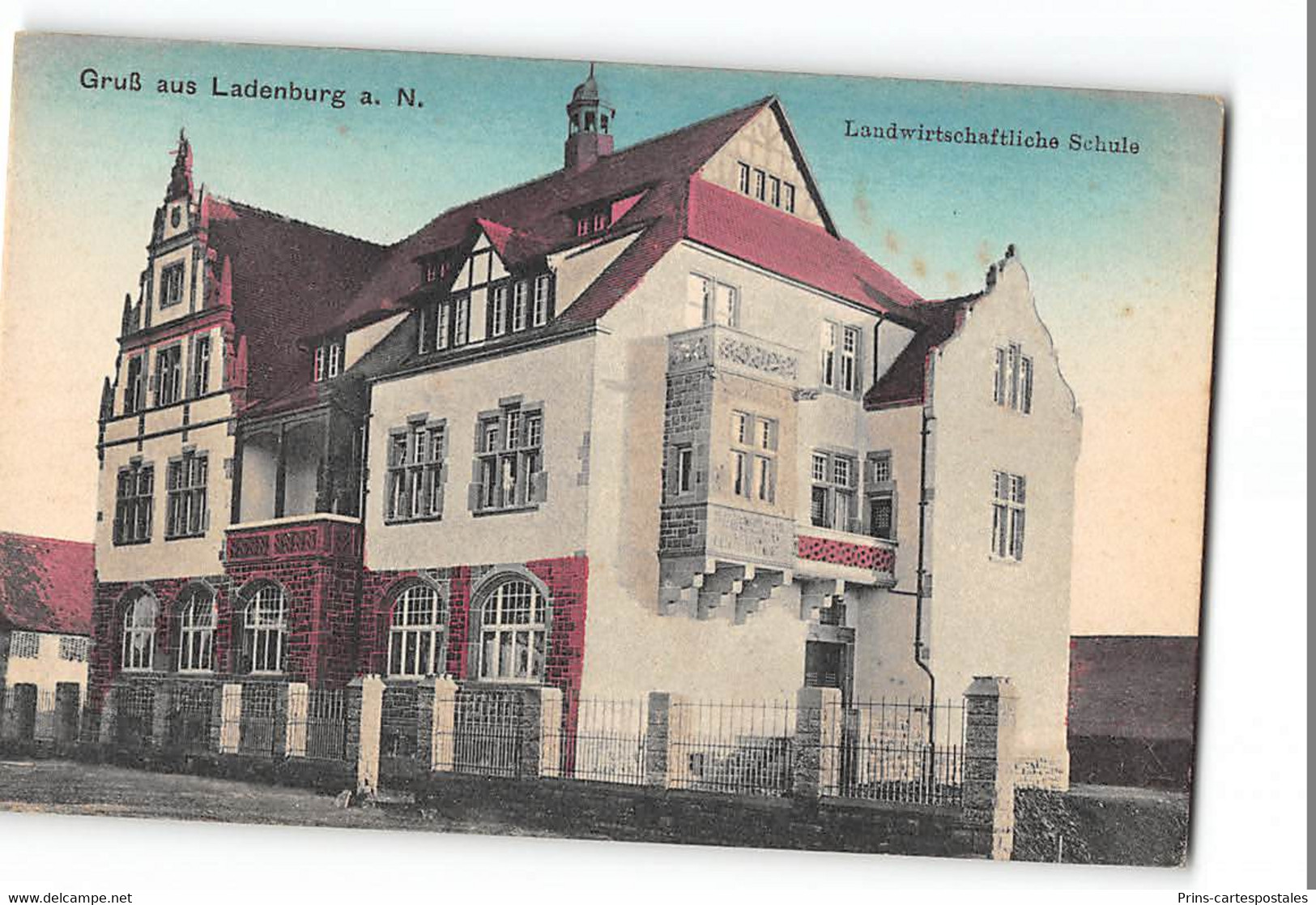 CPA Allemagne Gruss Aus Ladenburg Landwirtschaftliche Schule - Ladenburg