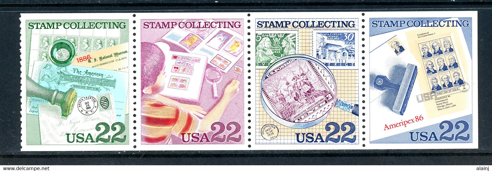 USA   #SC  2201a   1986     XX   ---     MNH  --  Booklet Of 4  --  Stamp Collecting - 1981-...