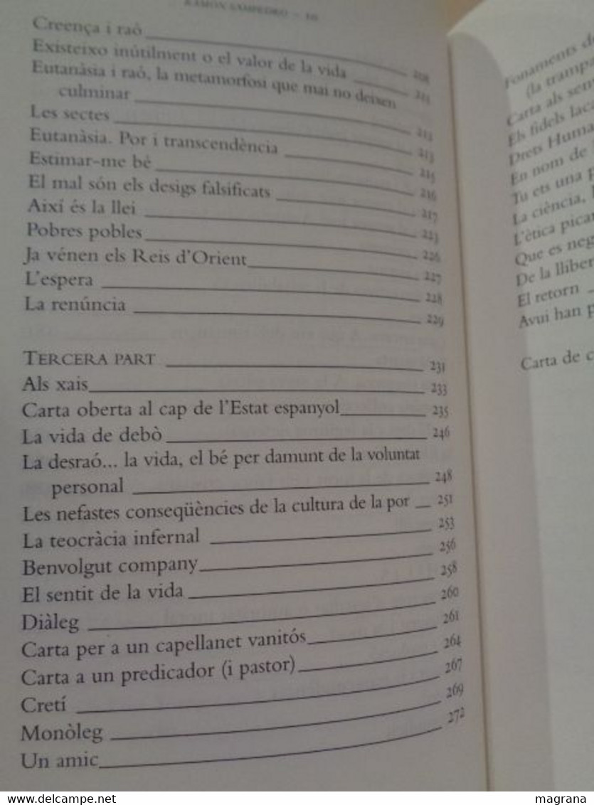 Cartes Des De L'infern. El Llibre De La Pel·lícula Mar Adentro Amb Próleg D'Alejandro Amenábar. Columna. Ramón Sampedro. - Romans