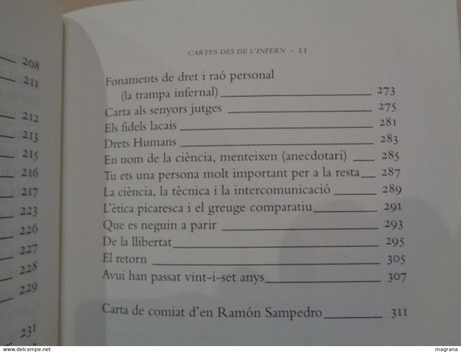 Cartes des de l'infern. El llibre de la pel·lícula Mar adentro amb próleg d'Alejandro Amenábar. Columna. Ramón Sampedro.