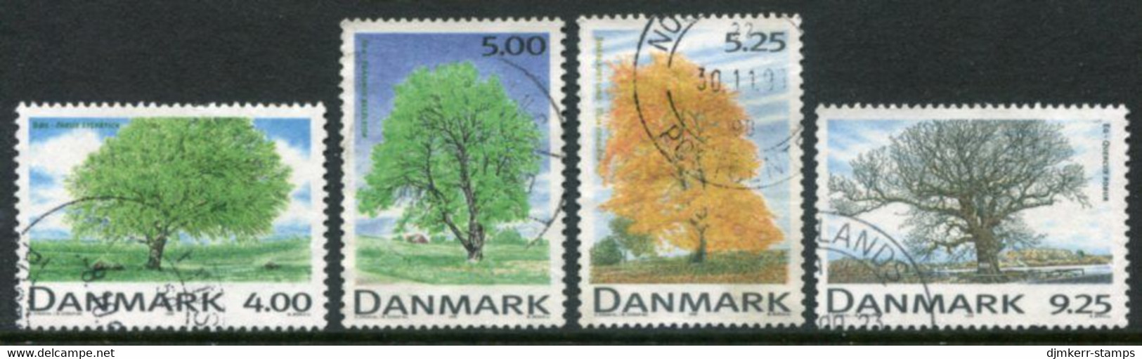 DENMARK 1999  Trees Used.  Michel 1199-1202 - Gebruikt