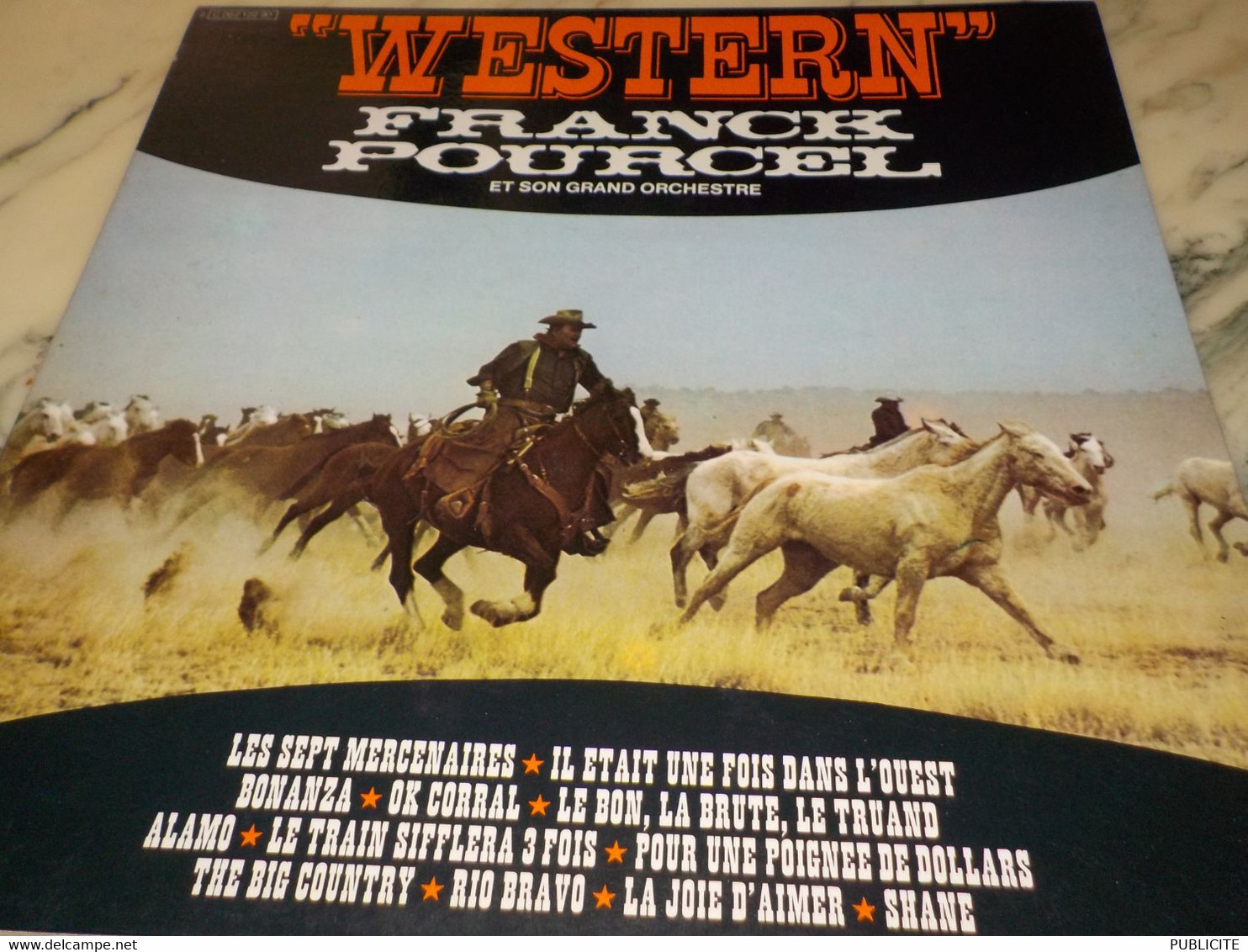 DISQUE 33 TOURS WESTERN FRANCK POURCEL - Compilations