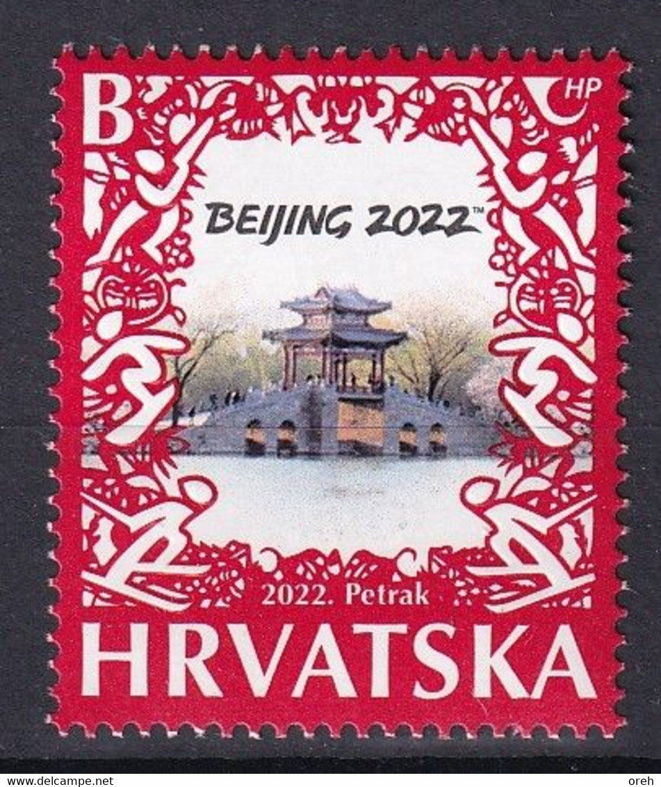 CROATIA,CROATIEN 2022,WINTER OLYMPIC GAMES  BEIJING, CHINA,,MNH - Winter 2022: Beijing