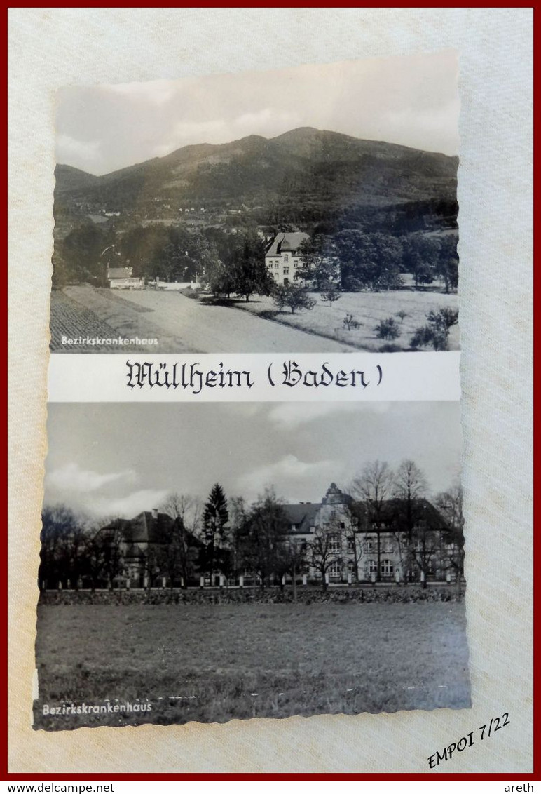 Allemagne - MÜLLHEIM (MUELLHEIM) - BADEN  - Bezirkskrankenhaus - Müllheim