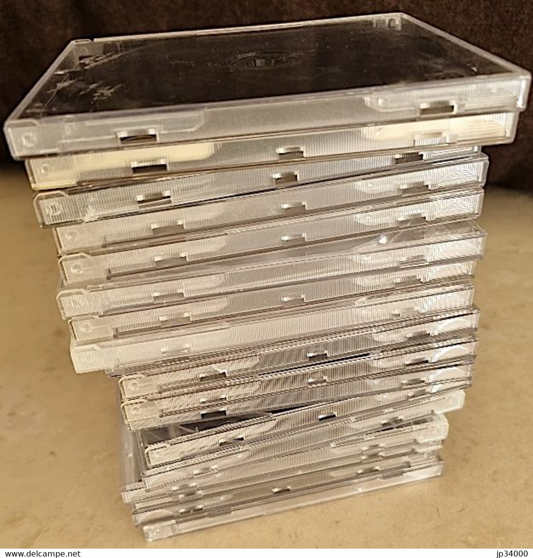 Lot 17 Boitiers Cd Vides, Transparent Cristal 10 Mm CD Ou DVD - Accessories & Sleeves