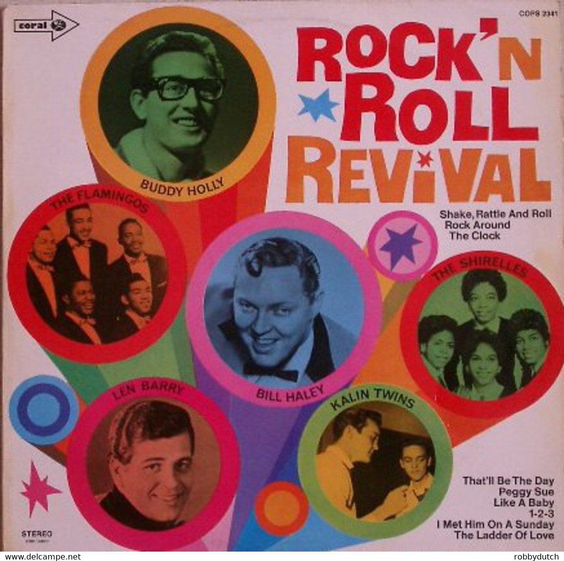 * LP *  ROCK 'N ROLL REVIVAL - BUDDY HOLLY / BILL HALEY / SHIRELLES / KALIN TWINS A.o. - Hit-Compilations