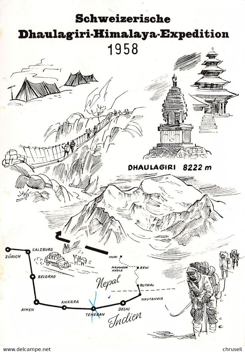 Schweizerische Dhaulagiri- Himalaya- Expetition 1958 - Risch-Rotkreuz