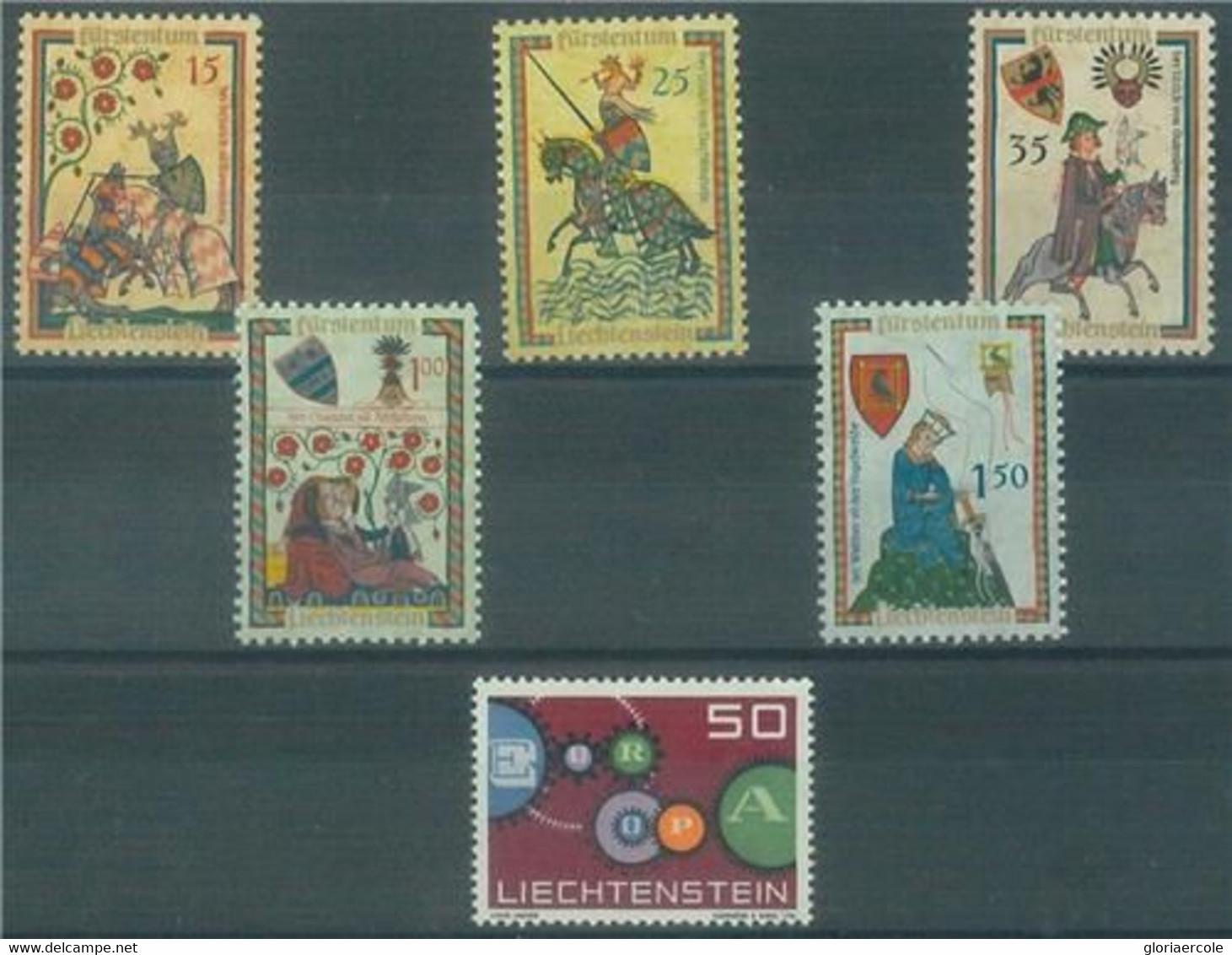 88228 - LIECHTENSTEIN - STAMPS -  COMPLETE YEAR Sets: 1961/1968 No S/s  MNH - Other & Unclassified