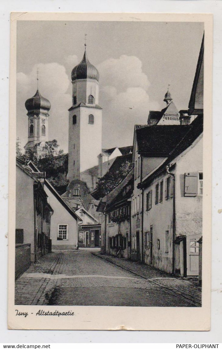 7972 ISNY,  Strassenpartie In Der Altstadt, 1954 - Isny