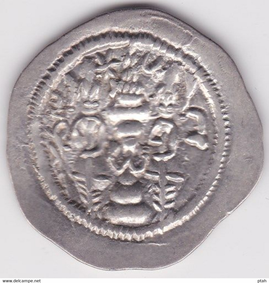 SASSANIAN, Hormizd IV, Drachm Year 5 - Oosterse Kunst