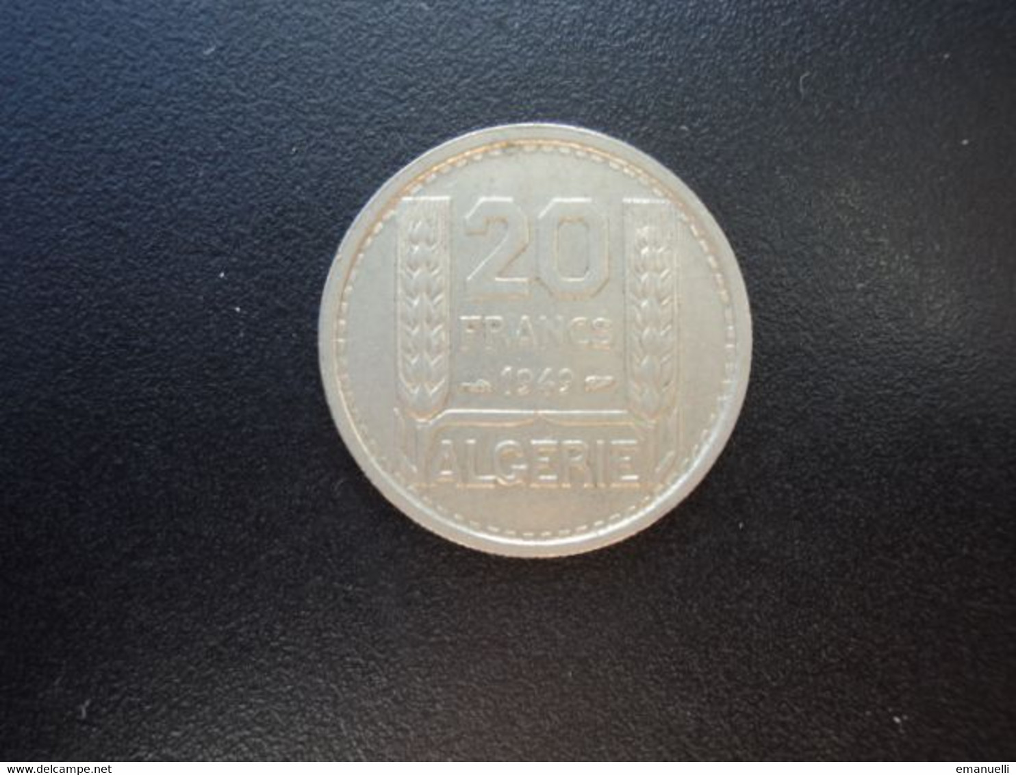 ALGÉRIE : 20 FRANCS   1949  G.48 / KM 91     SUP+ * - Algérie