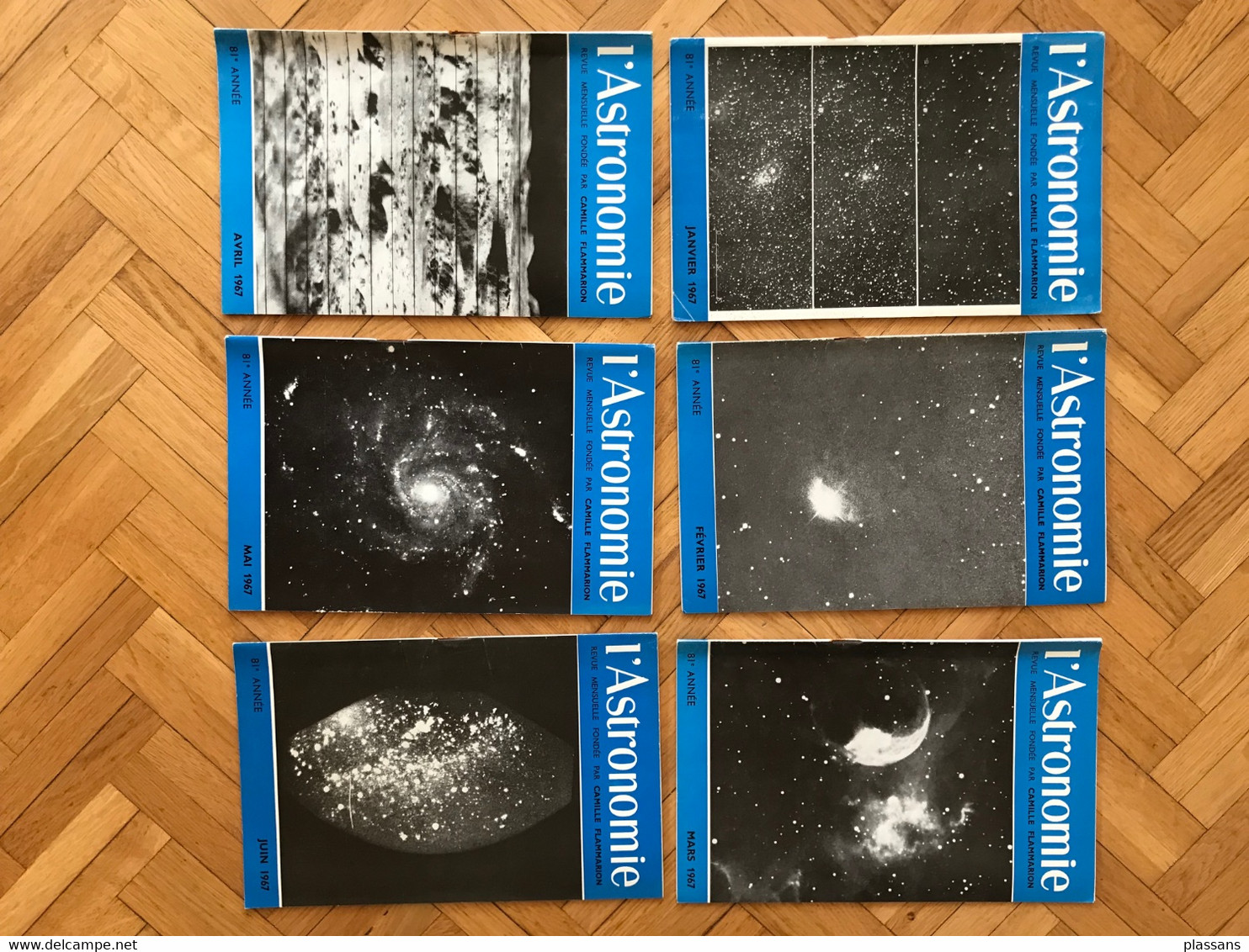 L'Astronomie. Revue Mensuelle, 6 N° De 1967. Société Astronomique De France. Ciel, étoiles - Astronomie