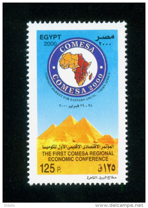 EGYPT / 2000 / COMESA 2000 / MAP / THE PYRAMIDS / MNH / VF - Unused Stamps