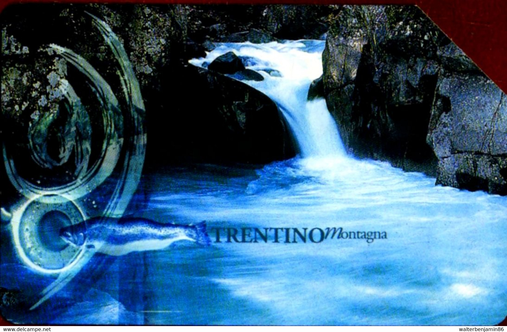 G AA 107 2 C&C 3689 SCHEDA TELEFONICA USATA TRENTINO MONTAGNA ACQUA - Public Themes