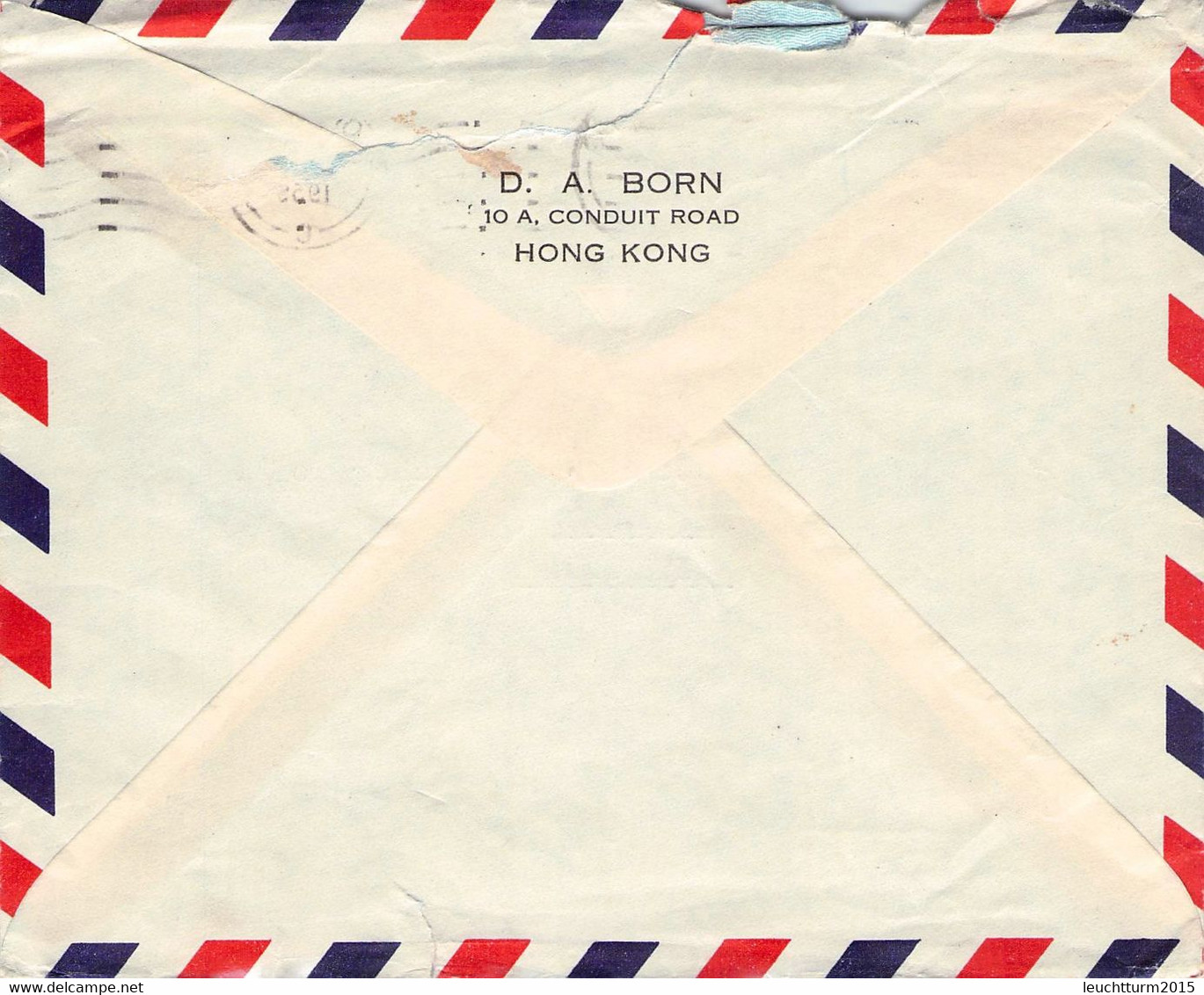 HONG KONG - AIRMAIL 1959 > ENGELBERG/CH / ZB 32 - Cartas & Documentos