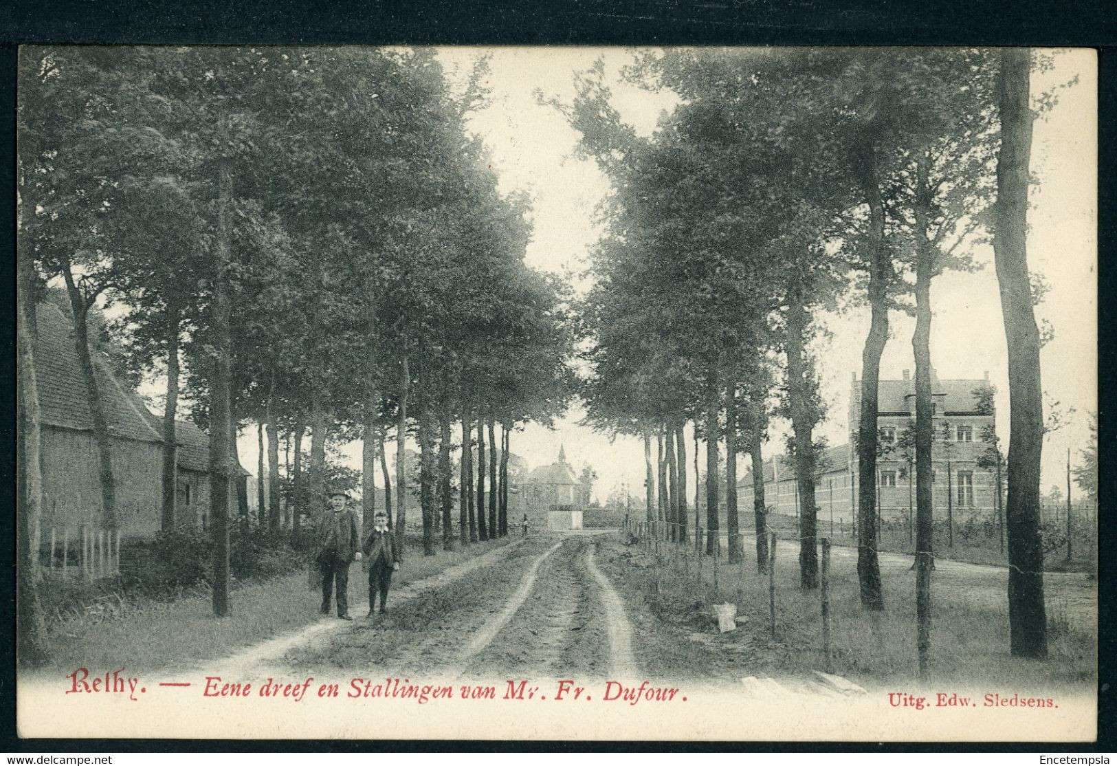 CPA - Carte Postale - Belgique - Rethy - Een Dreef En Stallingen Van Mv. Fr. Dufour  - 1907 (CP20833OK) - Retie