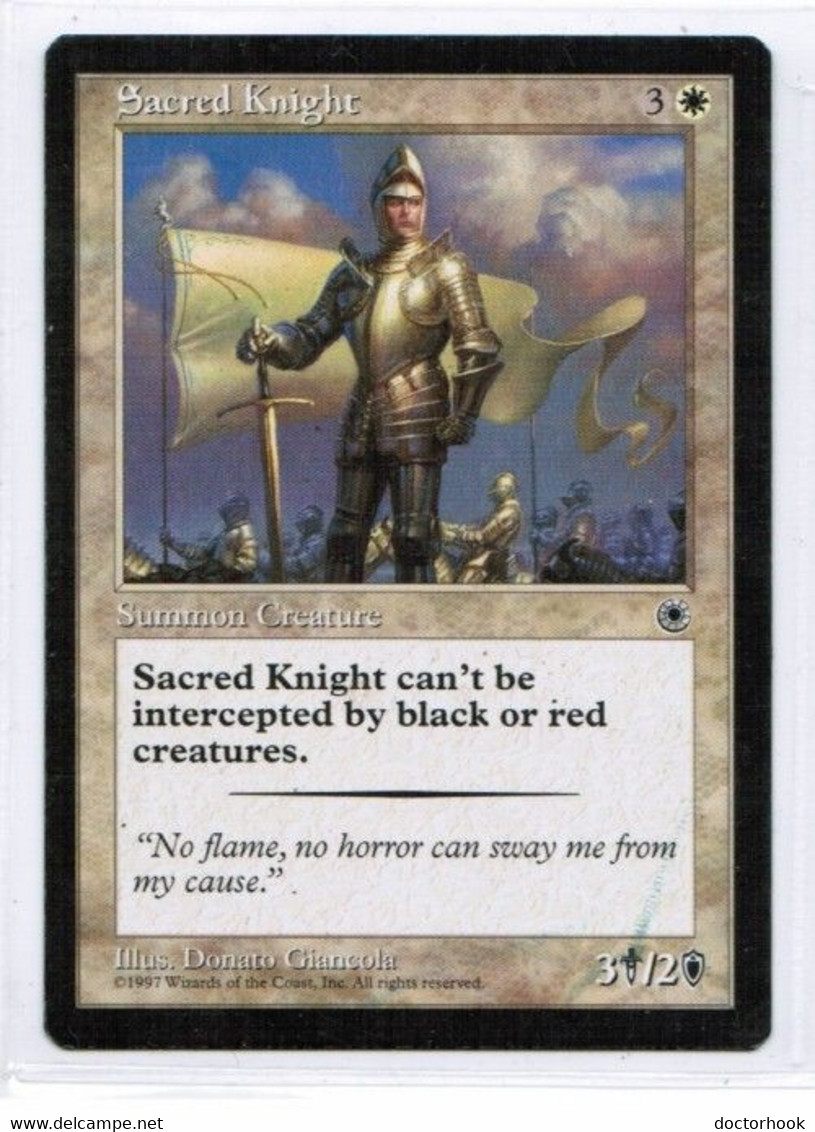 MAGIC The GATHERING  "Sacred Knight"---PORTAL (MTG--156-7) - Andere & Zonder Classificatie