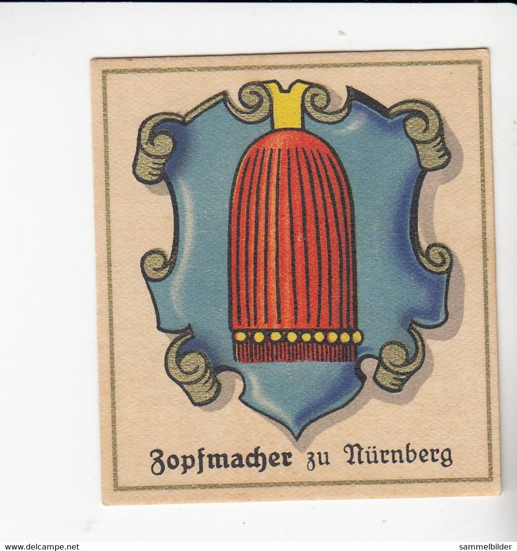 Aurelia Deutsche Zunftwappen Zopfmacher   Zu Nürnberg  Bild # 73 Von 1935 - Sammlungen & Sammellose