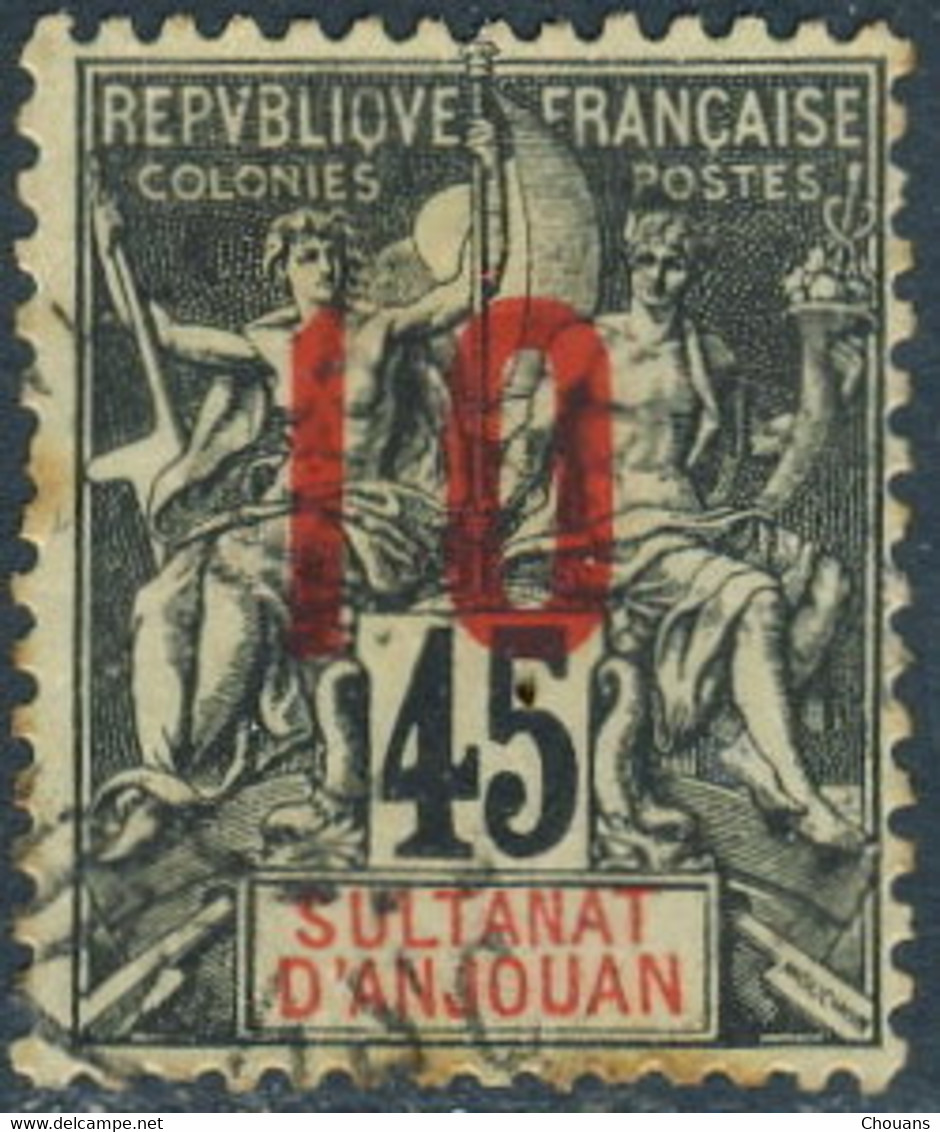 Anjouan 1912. ~ YT 27 - 10 / 45 C. Type Sage - Used Stamps