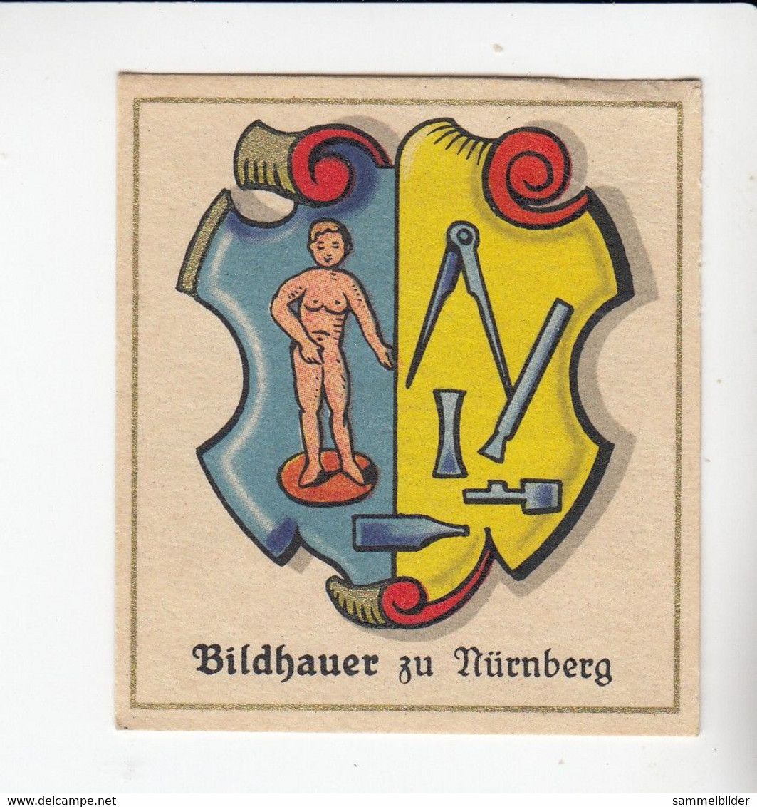 Aurelia Deutsche Zunftwappen Bildhauer   Zu Nürnberg   Bild #141 Von 1935 - Collections & Lots