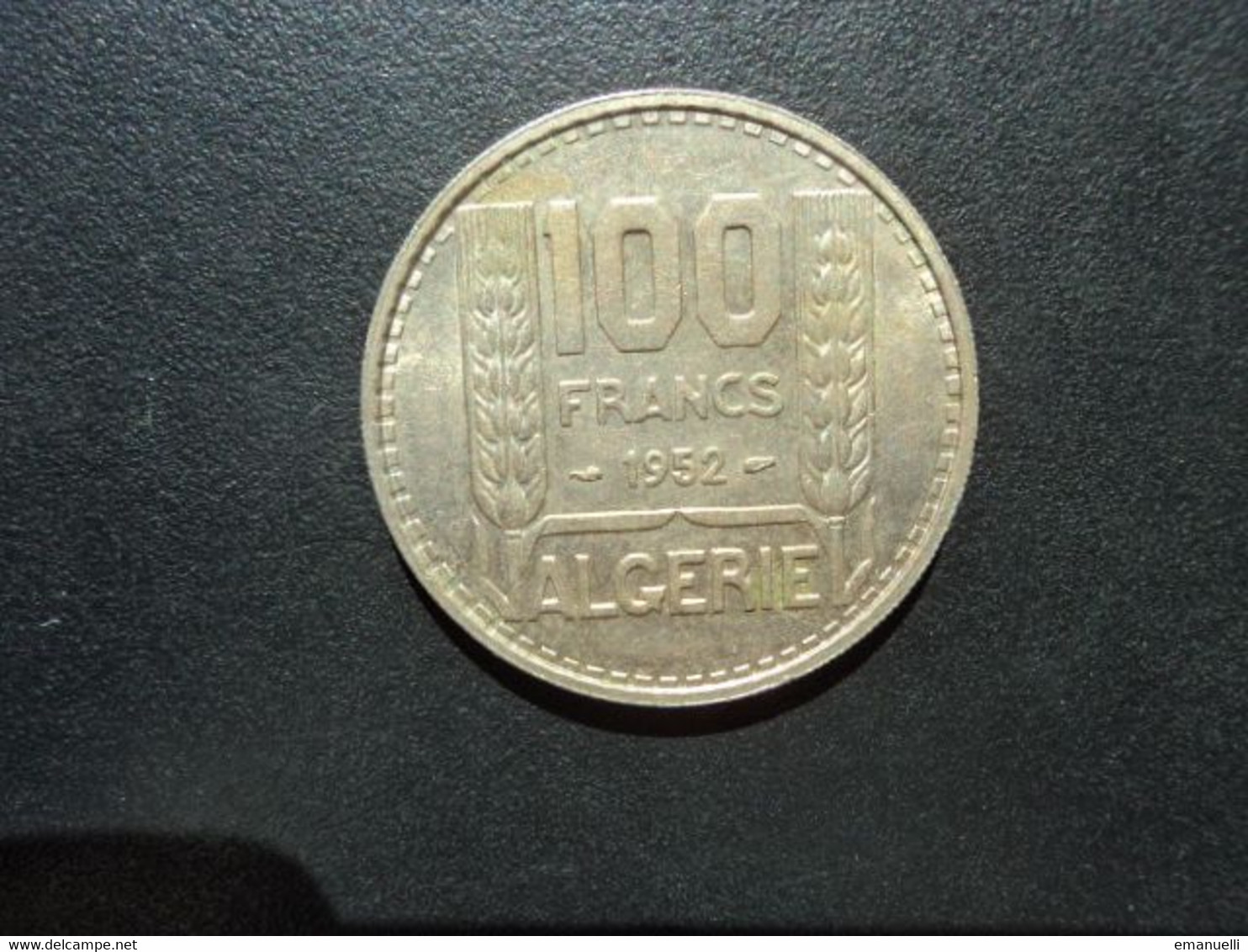 ALGÉRIE : 100 FRANCS   1952    G.56 / KM 33    SUP+ *