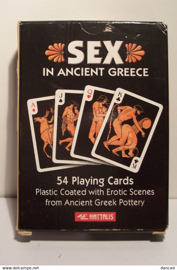 JEU DE CARTES - EROTIQUE -  SEX  - IN ANCIENT GREECE - - 54 Cards