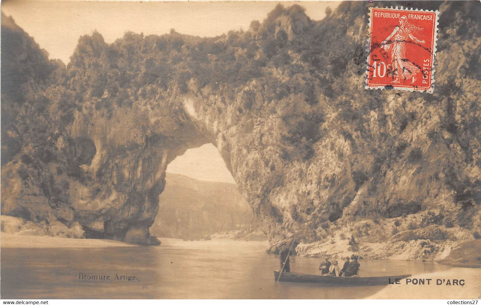 07-LE-PONT-D'ARC- CARTE PHOTO - Vallon Pont D'Arc