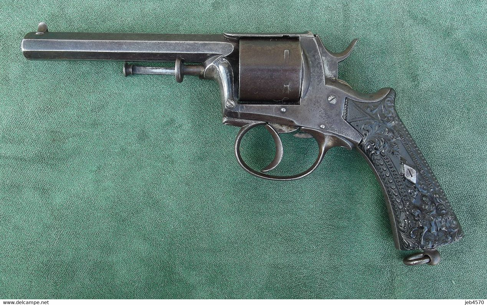 Beau Revolver Pour Officier Revolver Brevet J. Schilling A Shul Calibre 380 CF (brevet De 1867) - Armes Neutralisées