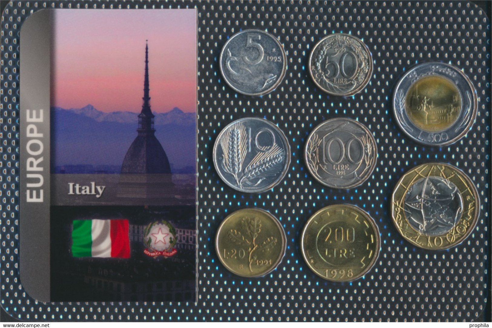 Italien Stgl./unzirkuliert Kursmünzen Stgl./unzirkuliert Ab 1951 5 Lire Bis 1.000 Lire (9664085 - Autres & Non Classés