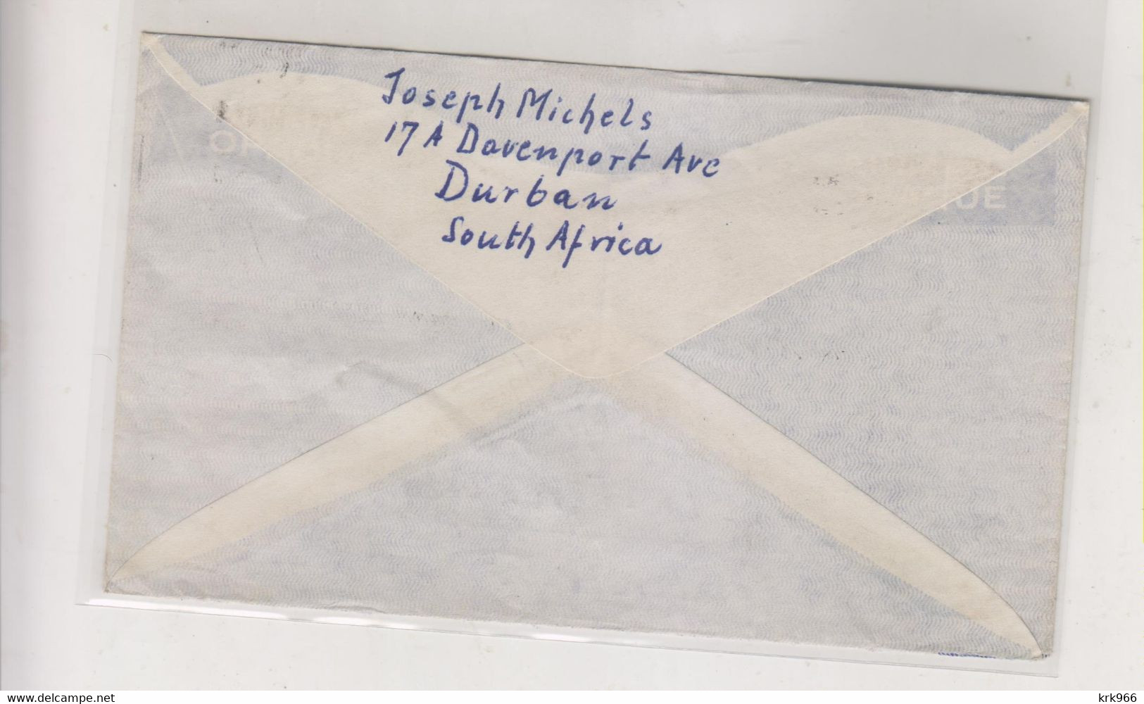 SOUTH AFRICA 1951 DURBAN  Nice Airmail Cover To Germany - Luftpost