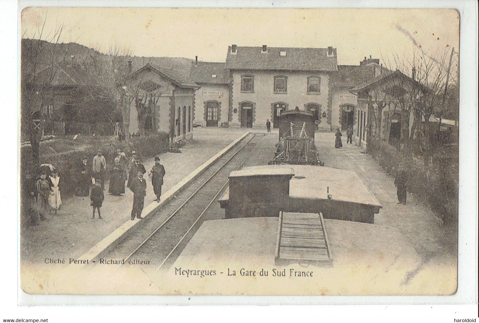 CPA 13 - MEYRARGUES - LA GARE DU SUD FRANCE - Meyrargues