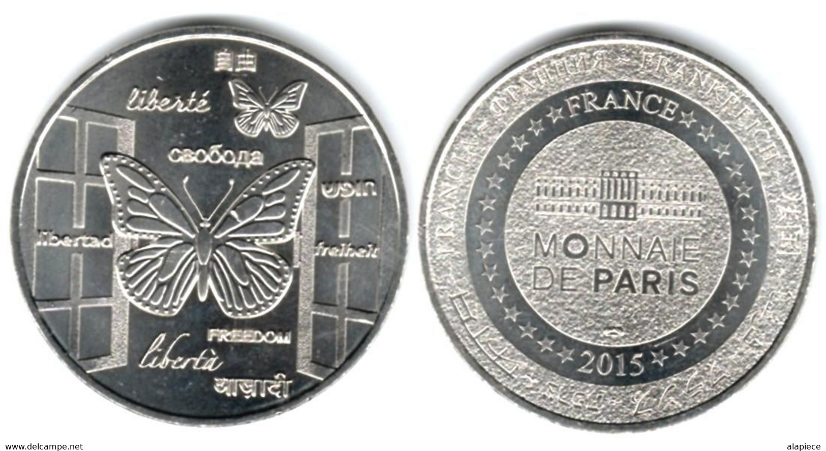 France - Monnaie De Paris - 2015 - Liberté (Version Argentée) - 2015