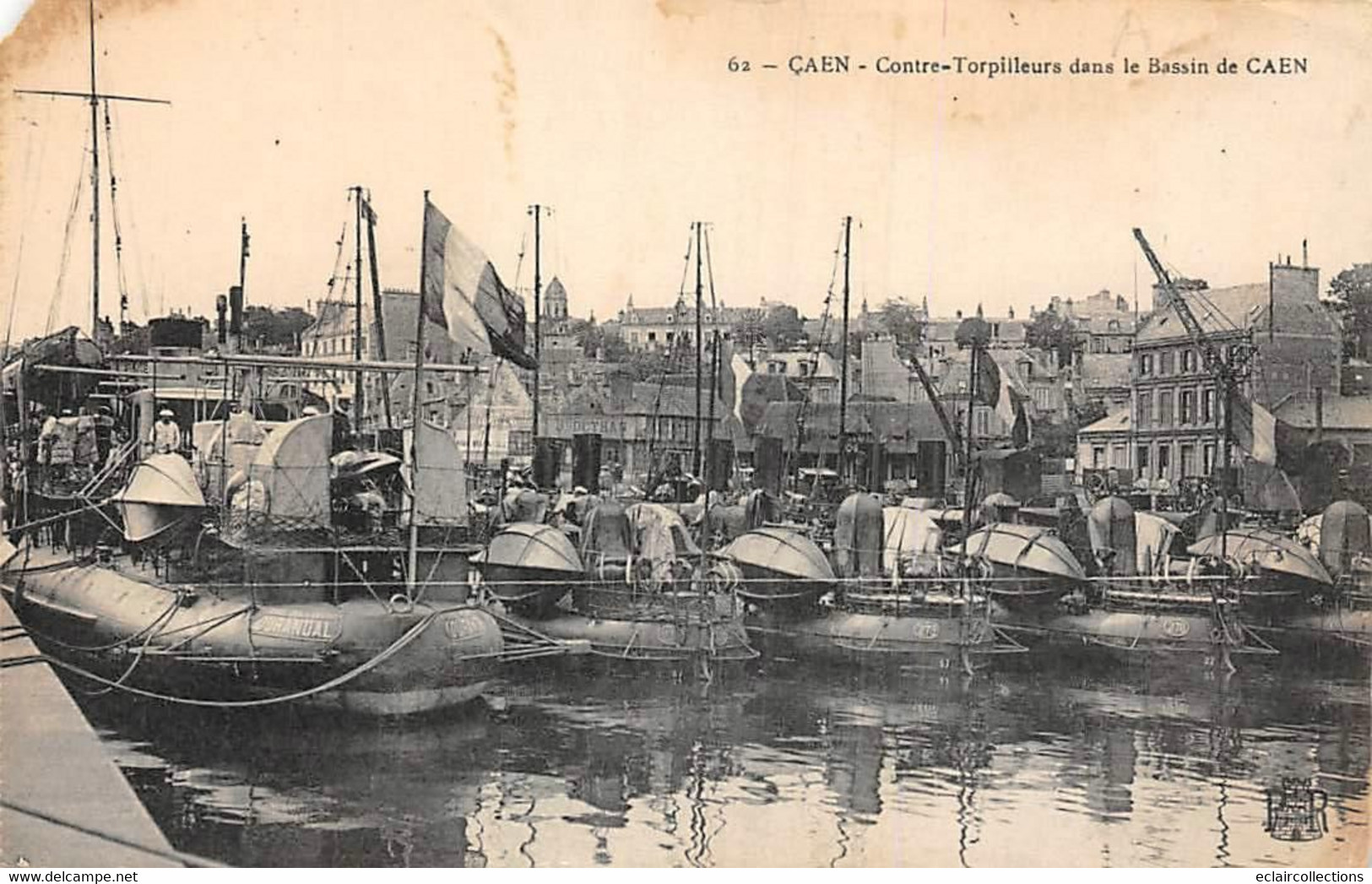 Caen       14         Contre Torpilleurs Dans Le Bassin         (voir Scan) - Caen