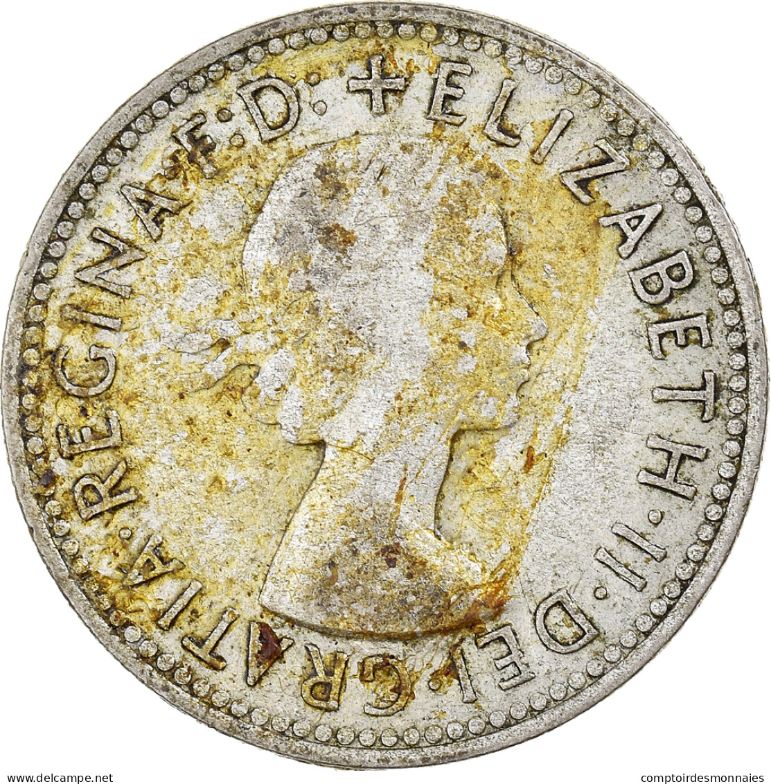 Monnaie, Australie, Elizabeth II, Shilling, 1959, Melbourne, TTB, Argent, KM:59 - Shilling