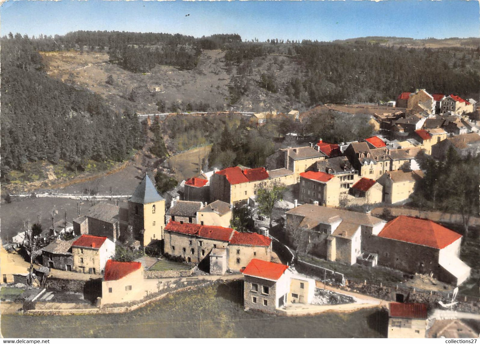 48-GRANDRIEU-  VUE GENERALE AERIENNE - Gandrieux Saint Amans