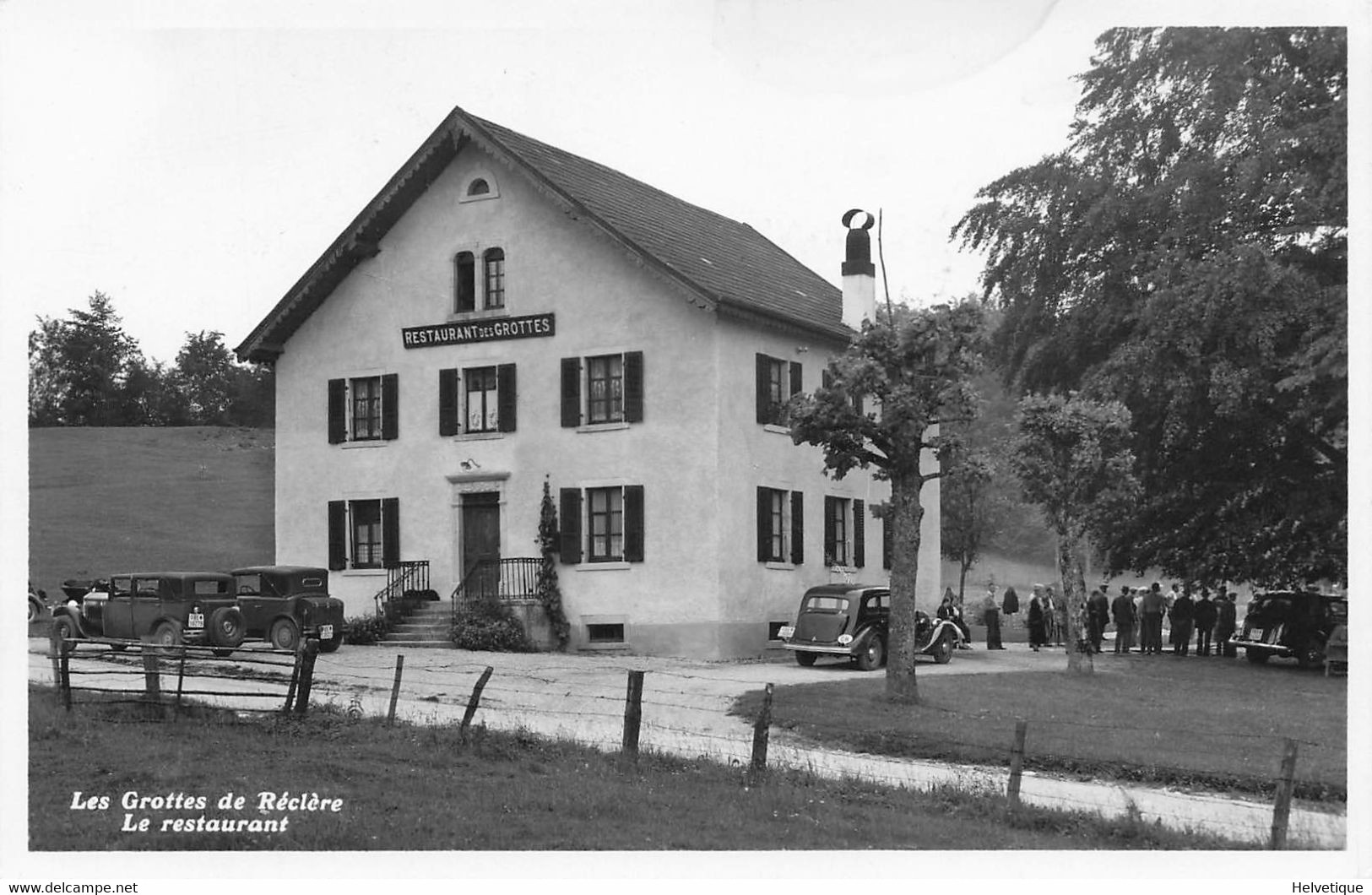 Les Grottes De Récière Le Restaurant - Oldtimer - Animée Porrentruy - Porrentruy