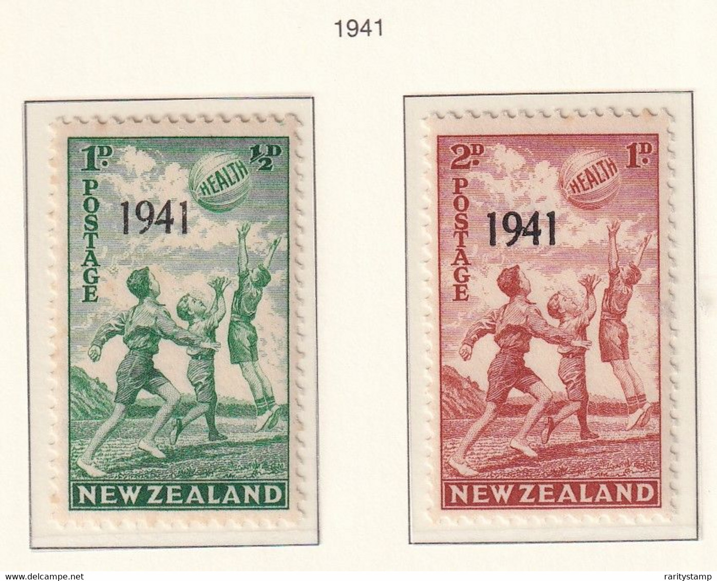 NUOVA ZELANDA 1941 OPERE PER L'INFANZIA  MNH - Neufs