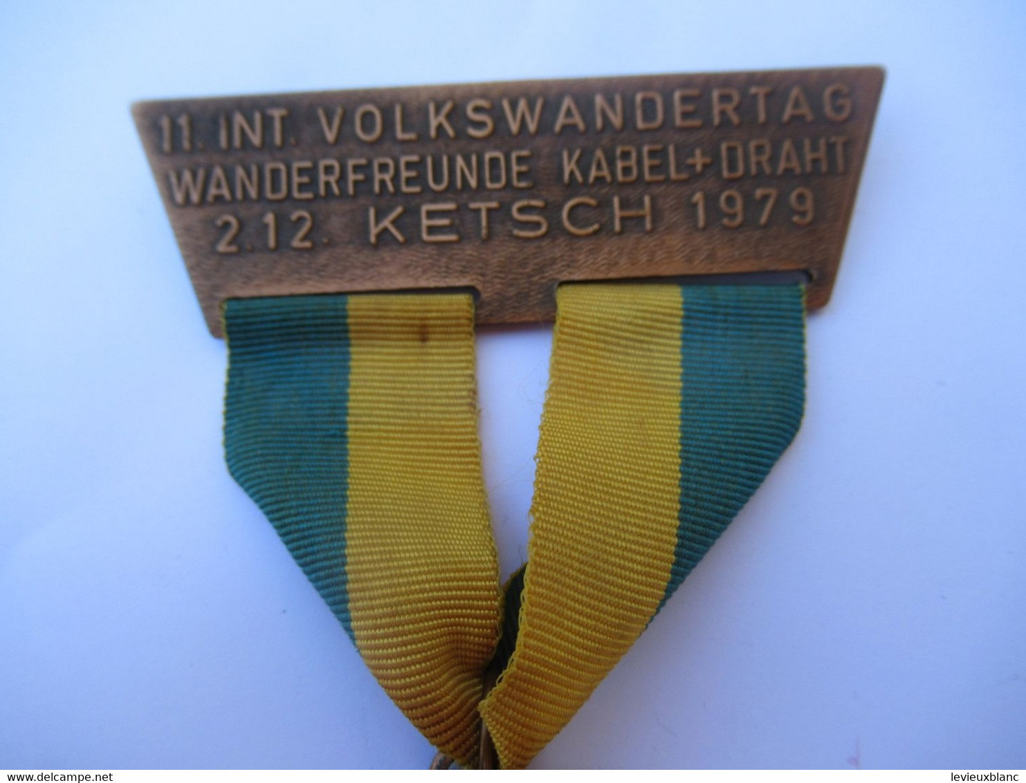 Médaille Souvenir/SPORT/Journée De Randonnée/11éme International/Allemagne/ Anneaux Olympiques/ COUBERTIN/1979    SPO390 - Sonstige & Ohne Zuordnung