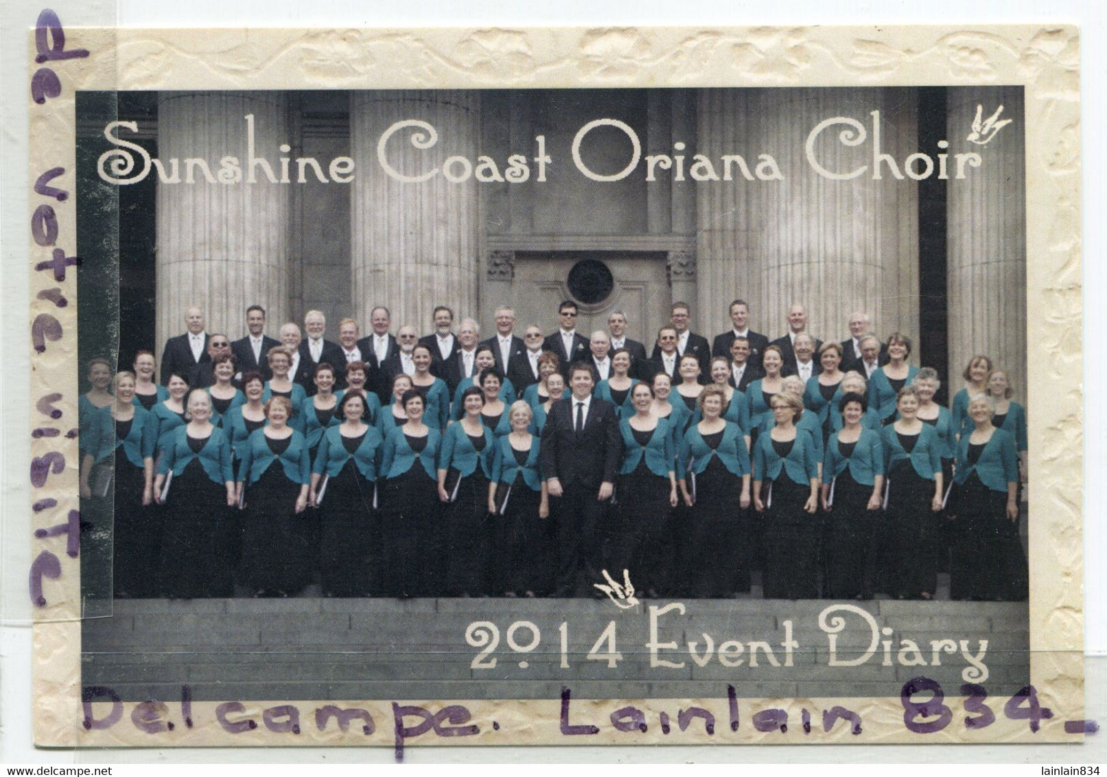 - Sunshine Coast Oriana Choir - 2014 Event Diary, Belles Couleurs, Détails Des Concerts, TTBE, Rare, Scans. - Sunshine Coast